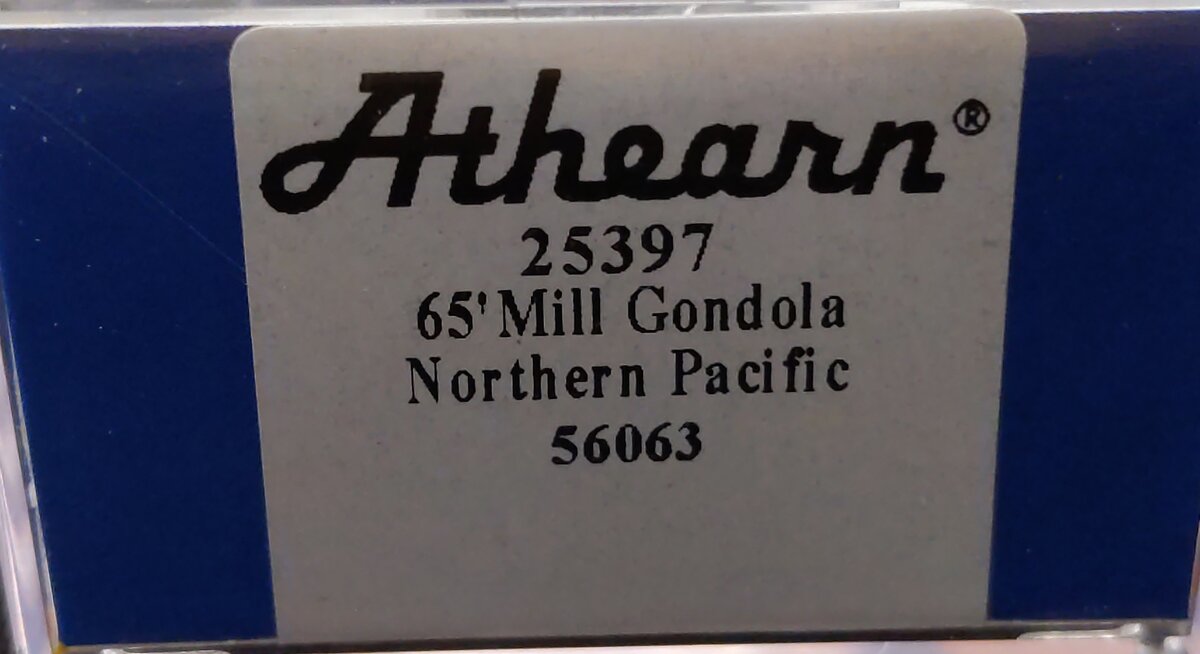 Athearn 25397 N Northern Pacific 65' 6" Mill Gondola #56063 LN/Box