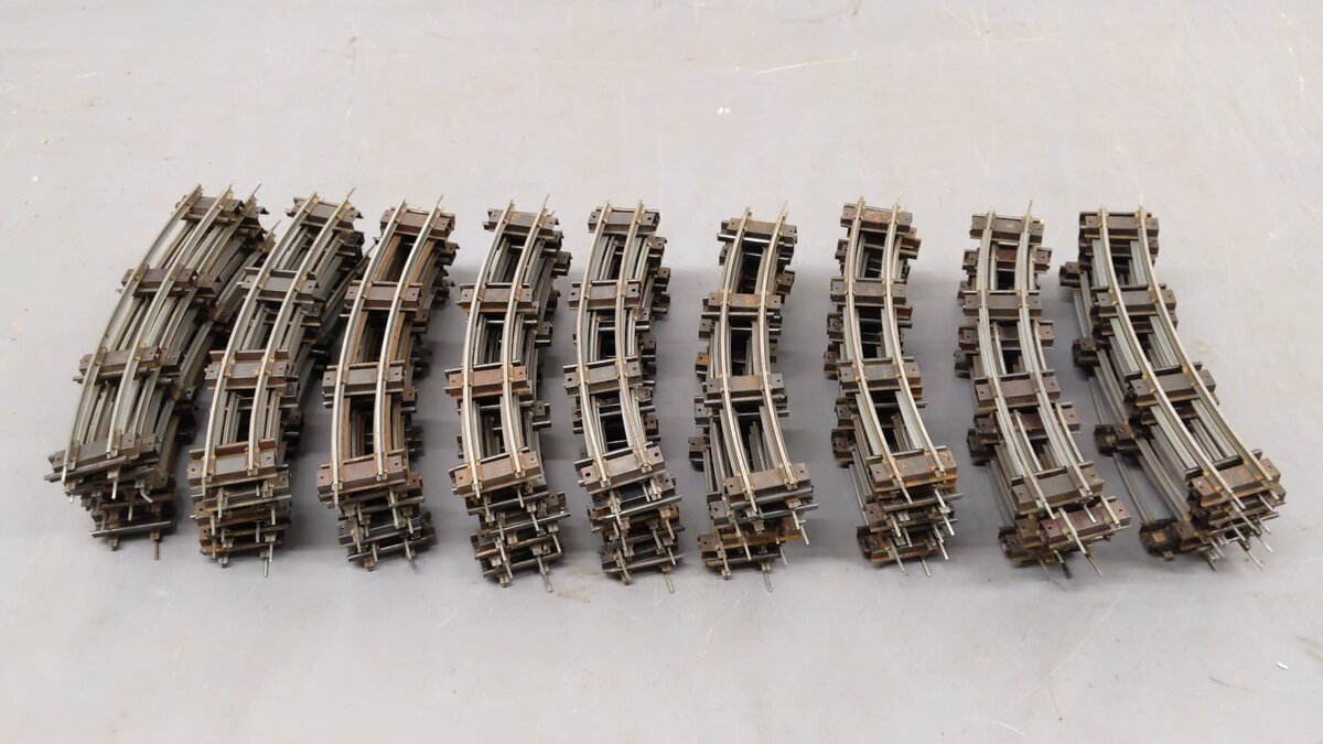 American Flyer 702 Vintage S Curved Track Sections (89)