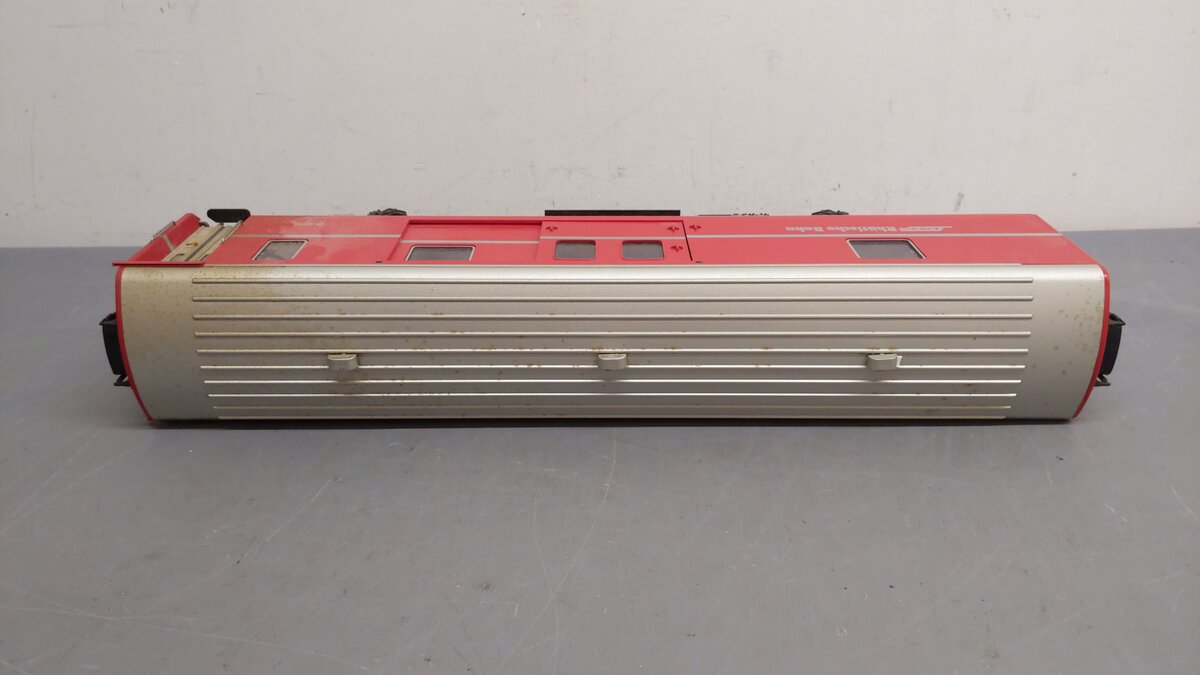 LGB 3069 G Scale RhB Red Baggage Car - Metal Wheels EX