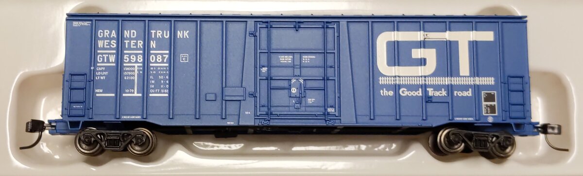 Atlas 50002151 N Scale Grand Trunk Western NSC 50' Plug Door Box #598087