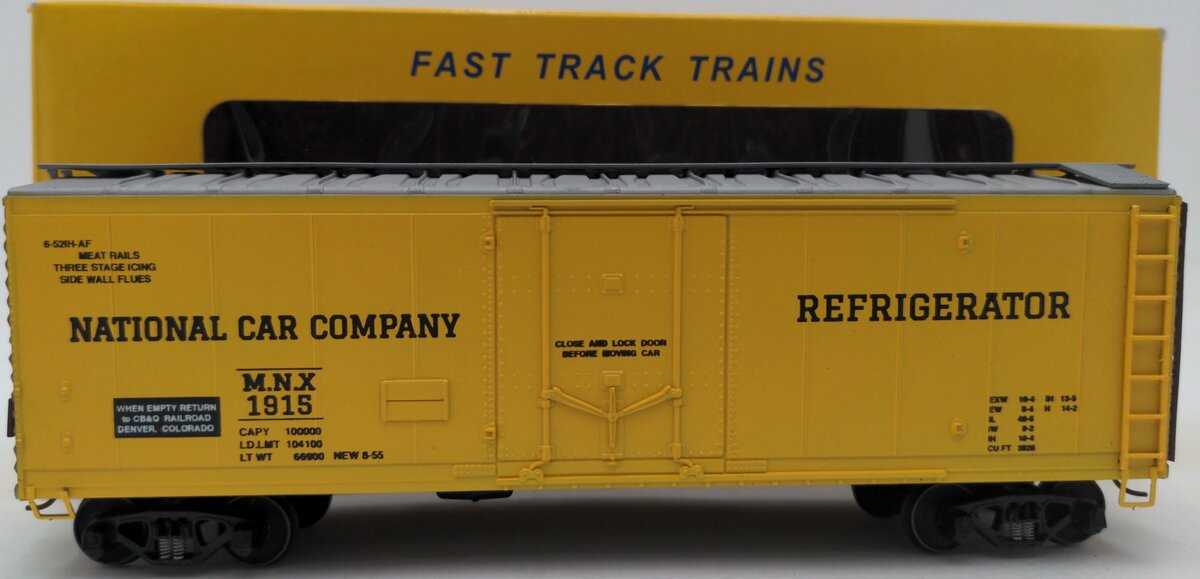 American Models 2017 S Gauge MNX National Car Company Fall Fest Boxcar #1915 EX/Box