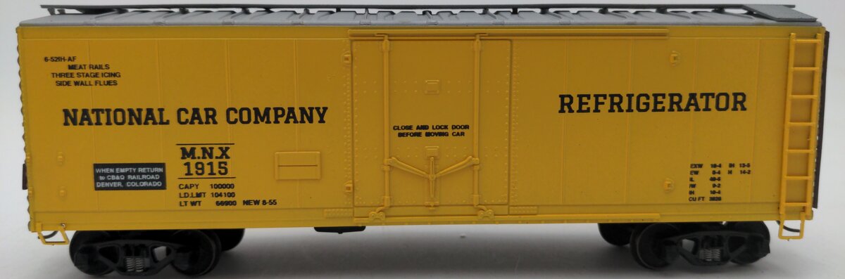 American Models 2017 S Gauge MNX National Car Company Fall Fest Boxcar #1915 EX/Box