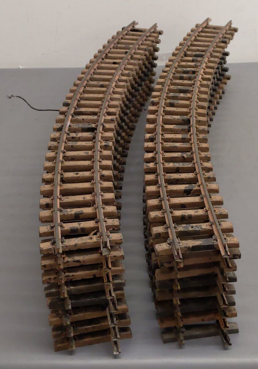 Aristo-Craft 11800 Euro-Style Brass 10 Ft. Diameter Curved Track Sections (16)