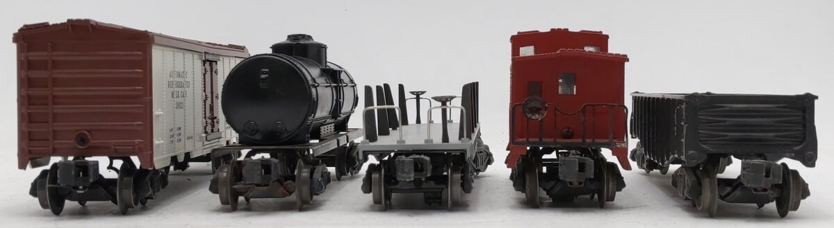 Lionel Vintage O Gauge Freight Cars #36621,6462,2411,6025,6357 [5] VG