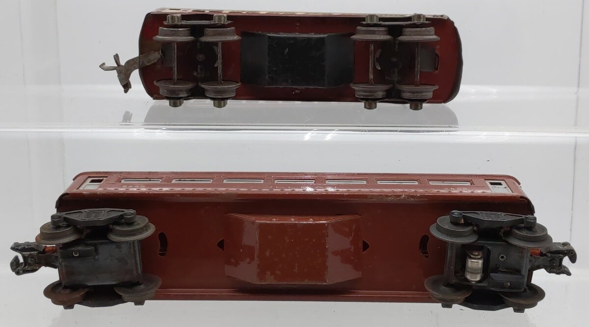 Lionel Vintage O Gauge Tinplate Passenger Cars #2442/#1690 [2] VG