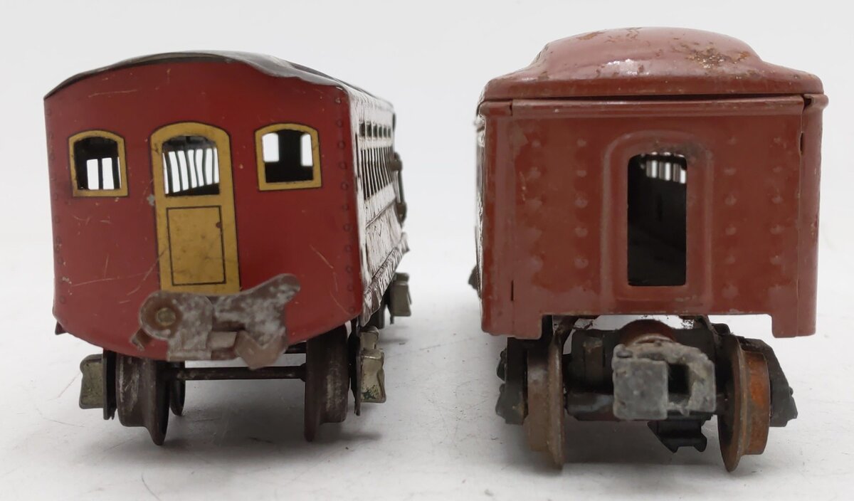 Lionel Vintage O Gauge Tinplate Passenger Cars #2442/#1690 [2] VG