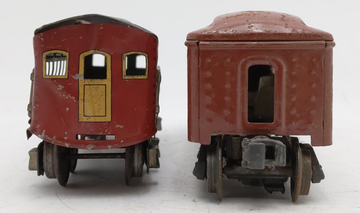 Lionel Vintage O Gauge Tinplate Passenger Cars #2442/#1690 [2] VG