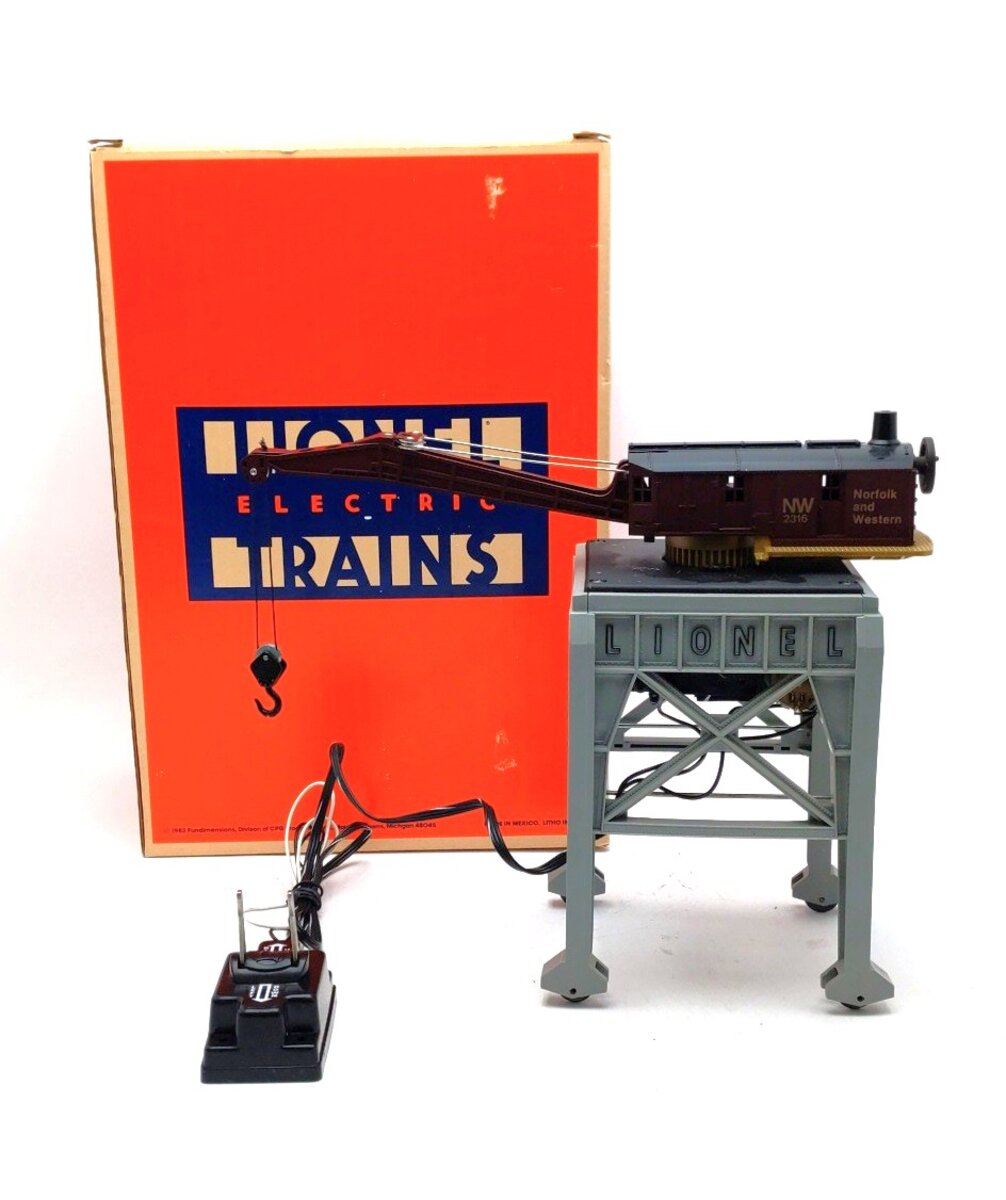 Lionel 6-2316 O Norfolk & Western Operating Gantry Crane LN/Box