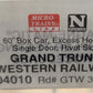 Micro-Trains 10400010 N GTW 60' Rivet Side Single Door Boxcar #384063 LN/Box