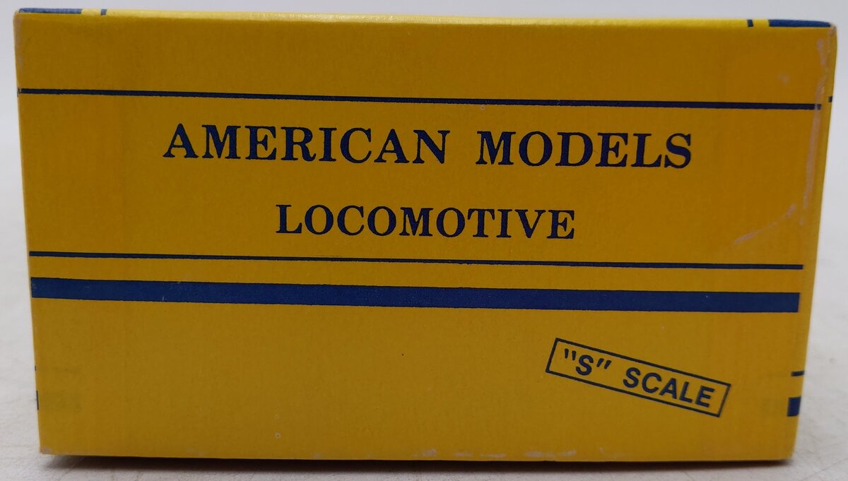 American Models RS-3 S Gauge Undecorated Black Diesel Locomotive EX/Box
