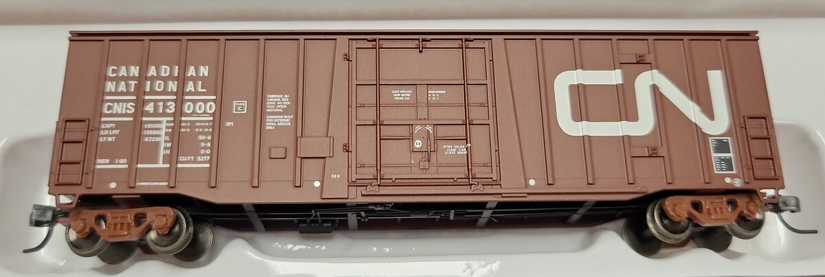 Atlas 50003558 N Canadian National 1980 NSC 50' Plug Door Box Car #413000 LN/Box