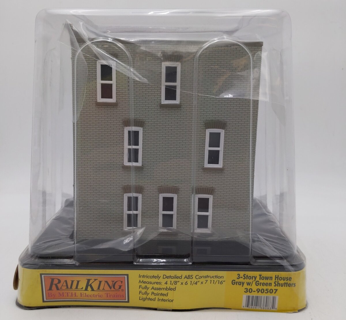 MTH 30-90507 O 3-Story Town House #2 (Grey & Green) MT/Box