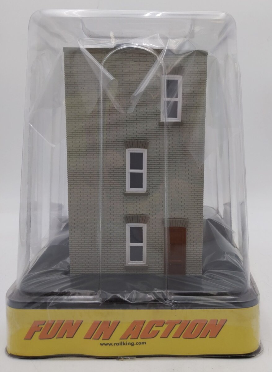 MTH 30-90507 O 3-Story Town House #2 (Grey & Green) MT/Box