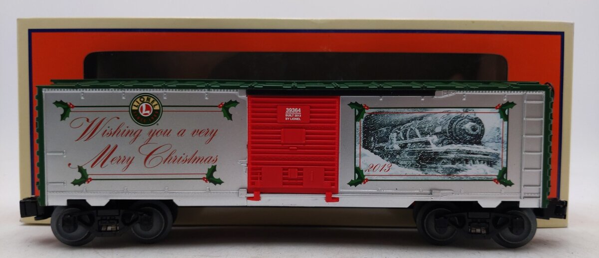 Lionel 6-39364 O Gauge 2013 Christmas Boxcar LN/Box