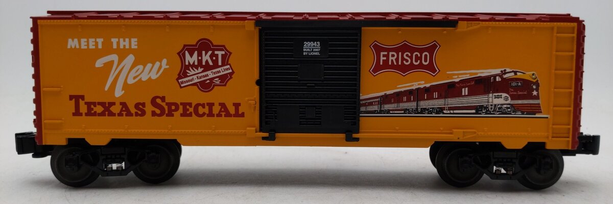 Lionel 6-29943 O Gauge Texas Special RR Art Boxcar LN/Box