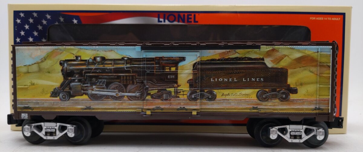 Lionel 2438210 O Angela Trotta Thomas Prairie MUSA Boxcar LN/Box