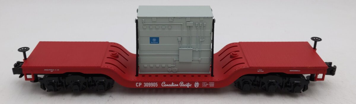 MTH 30-76508 O CP Dep.Ctr.Flatcar w/Transformer Load LN