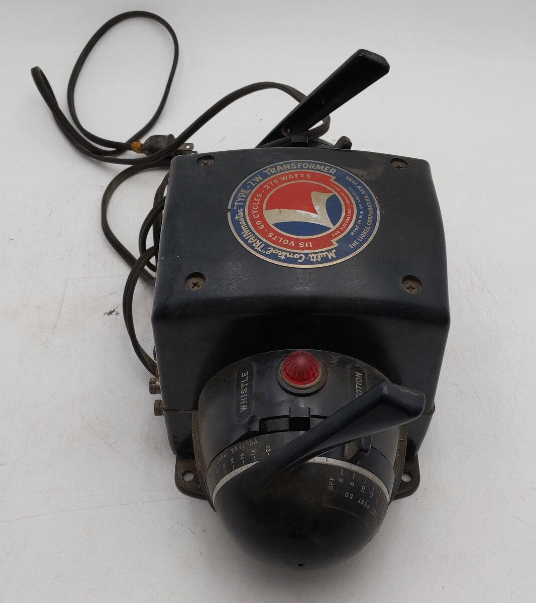 Lionel ZW O Gauge Vintage Trainmaster 275 Watt Transformer with Whistle VG