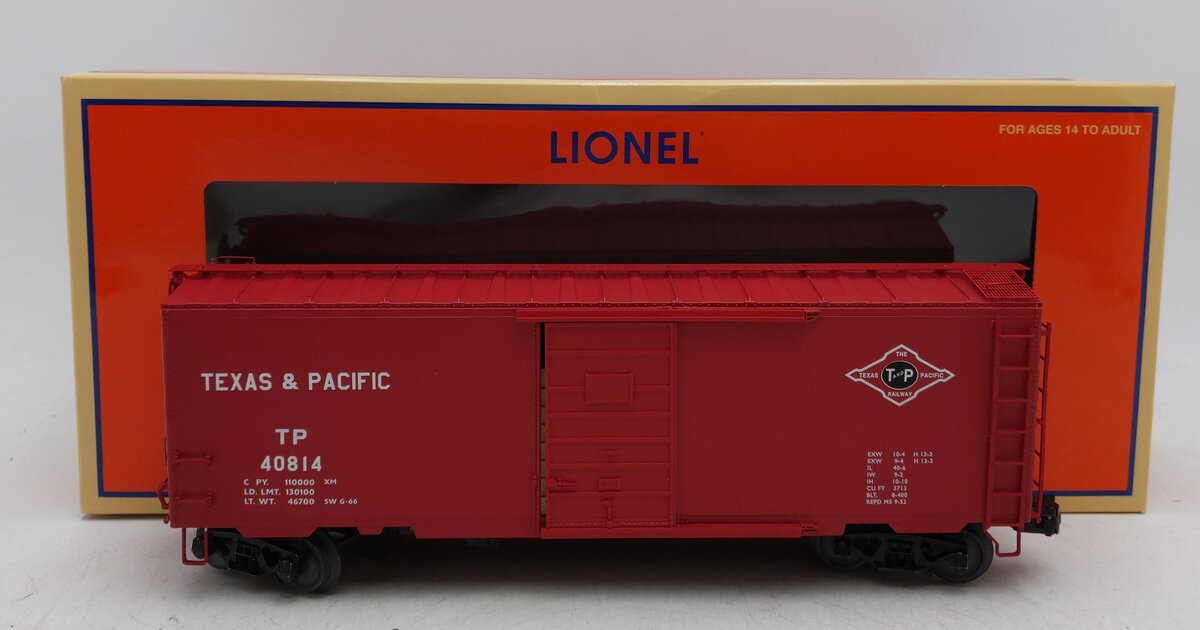Lionel 2326700 O T&P Grain Door Boxcar #40814 LN/Box