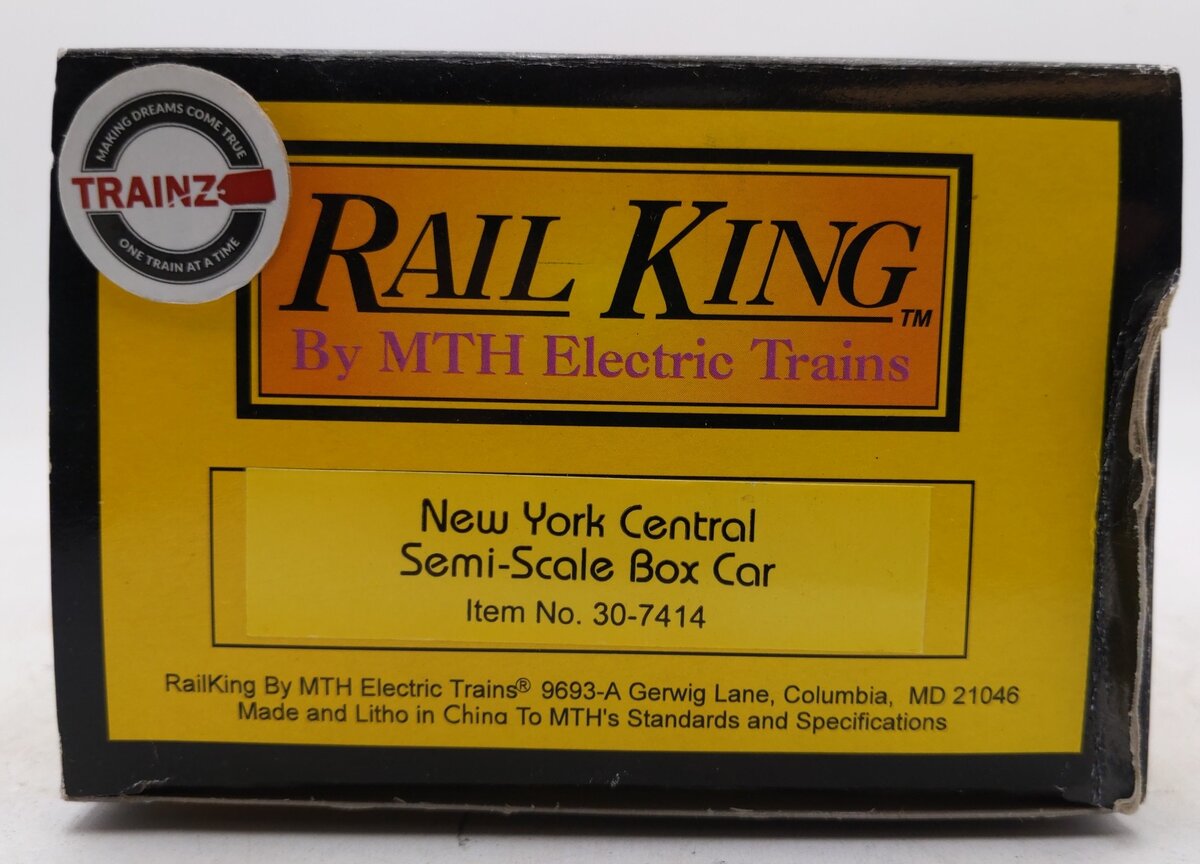 MTH 30-7414 O Gauge New York Central Boxcar #4503 LN/Box