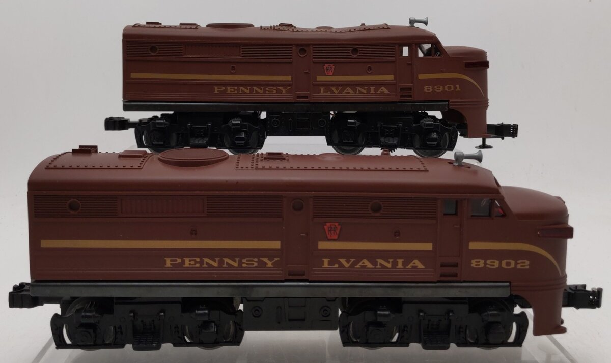 Lionel 6-18901 O Gauge Pennsylvania AA Alco Diesel Locomotive #8901/8902 Set VG