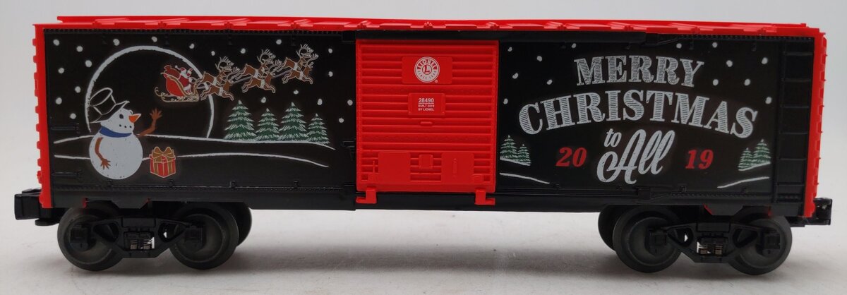 Lionel 1928490 O Gauge 2019 Christmas Boxcar LN/Box