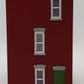MTH 30-90509 O Red & Gray 3-Story Town House #3 NIB