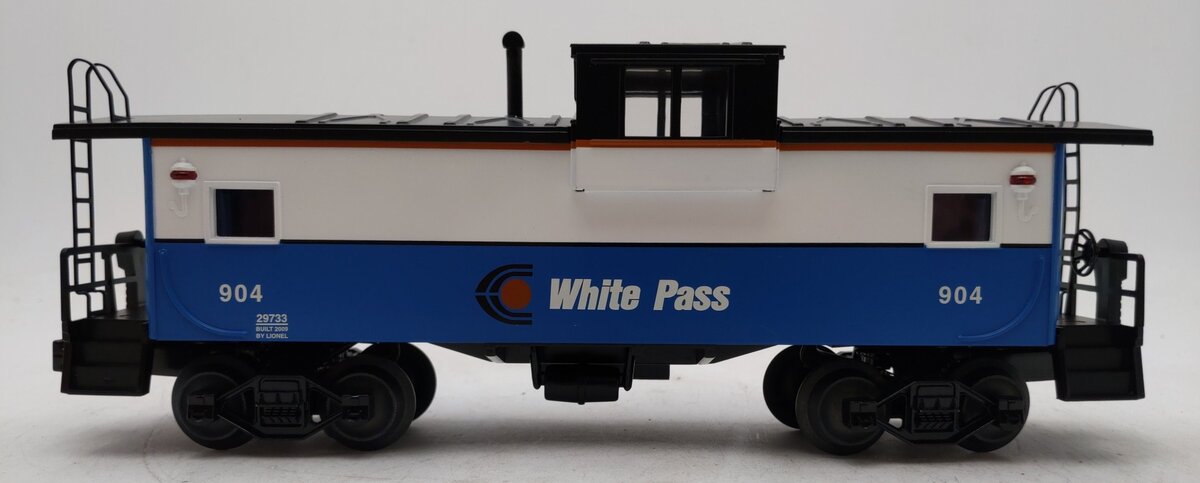 Lionel 6-29733 O Gauge White Pass Extended Caboose #904 LN/Box