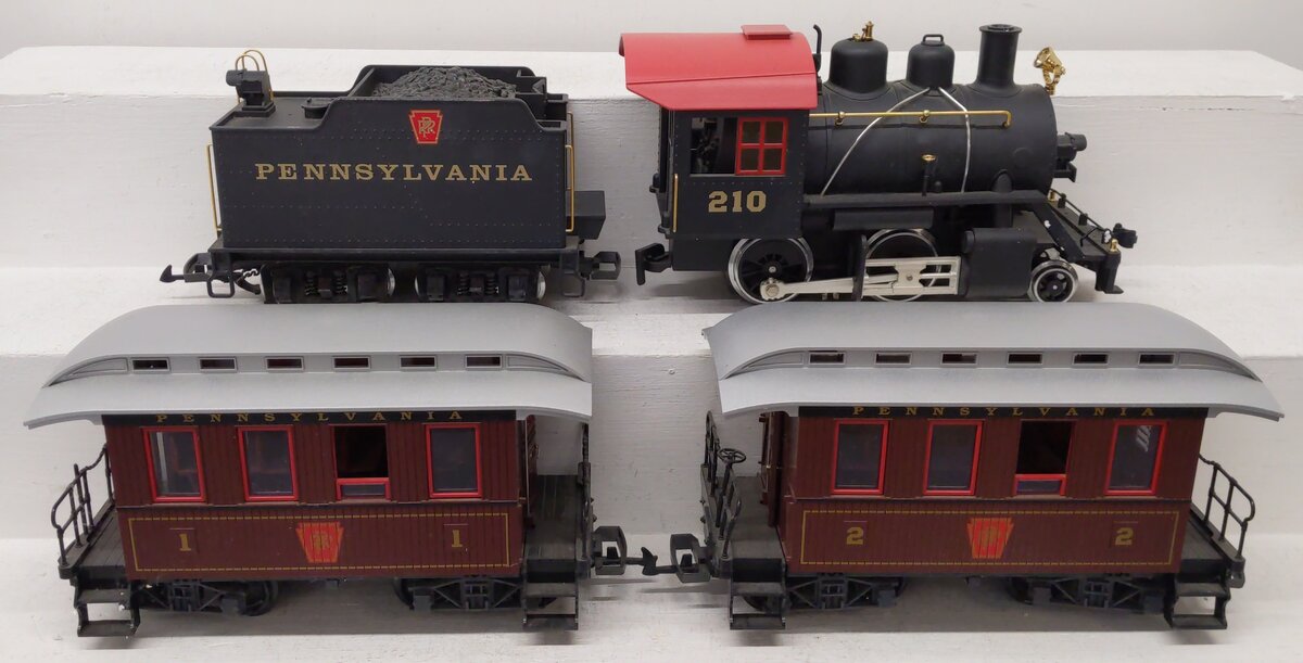 LGB 72323 Pennsylvania G Gauge Steam Passenger Train Set EX/Box