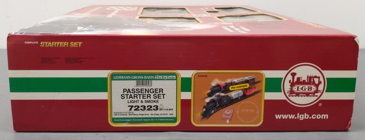 LGB 72323 Pennsylvania G Gauge Steam Passenger Train Set EX/Box