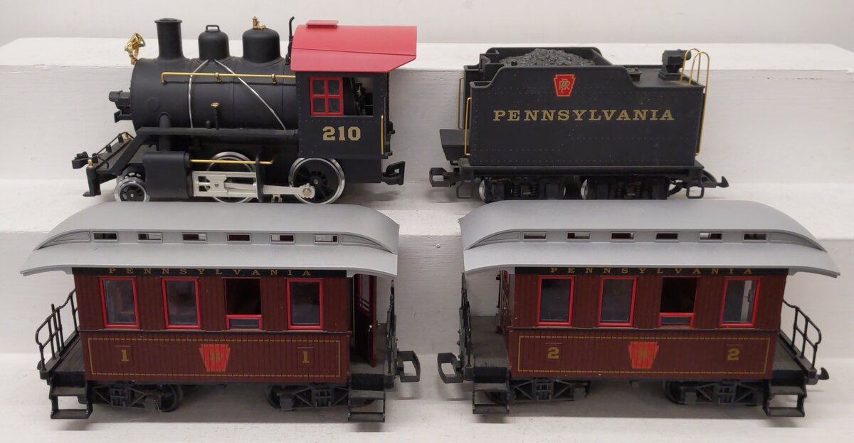LGB 72323 Pennsylvania G Gauge Steam Passenger Train Set EX/Box