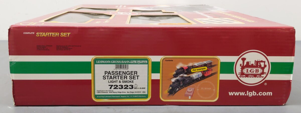 LGB 72323 Pennsylvania G Gauge Steam Passenger Train Set EX/Box