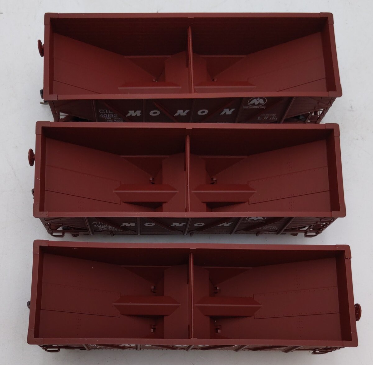 S-Helper 01222 S Gauge Monnon Composite Hoppers #1 (Set of 3) LN/Box