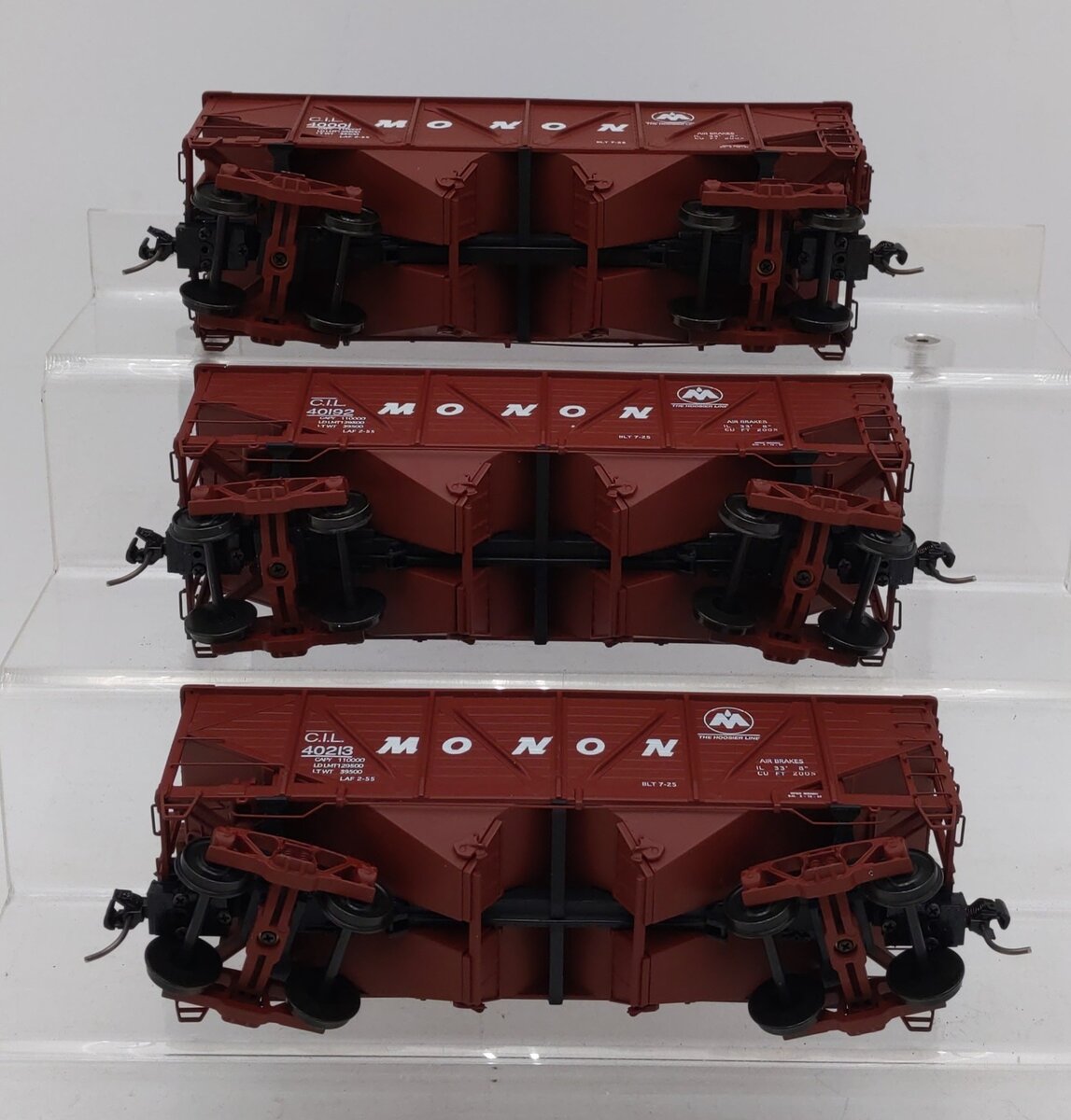 S-Helper 01222 S Gauge Monnon Composite Hoppers #1 (Set of 3) LN/Box