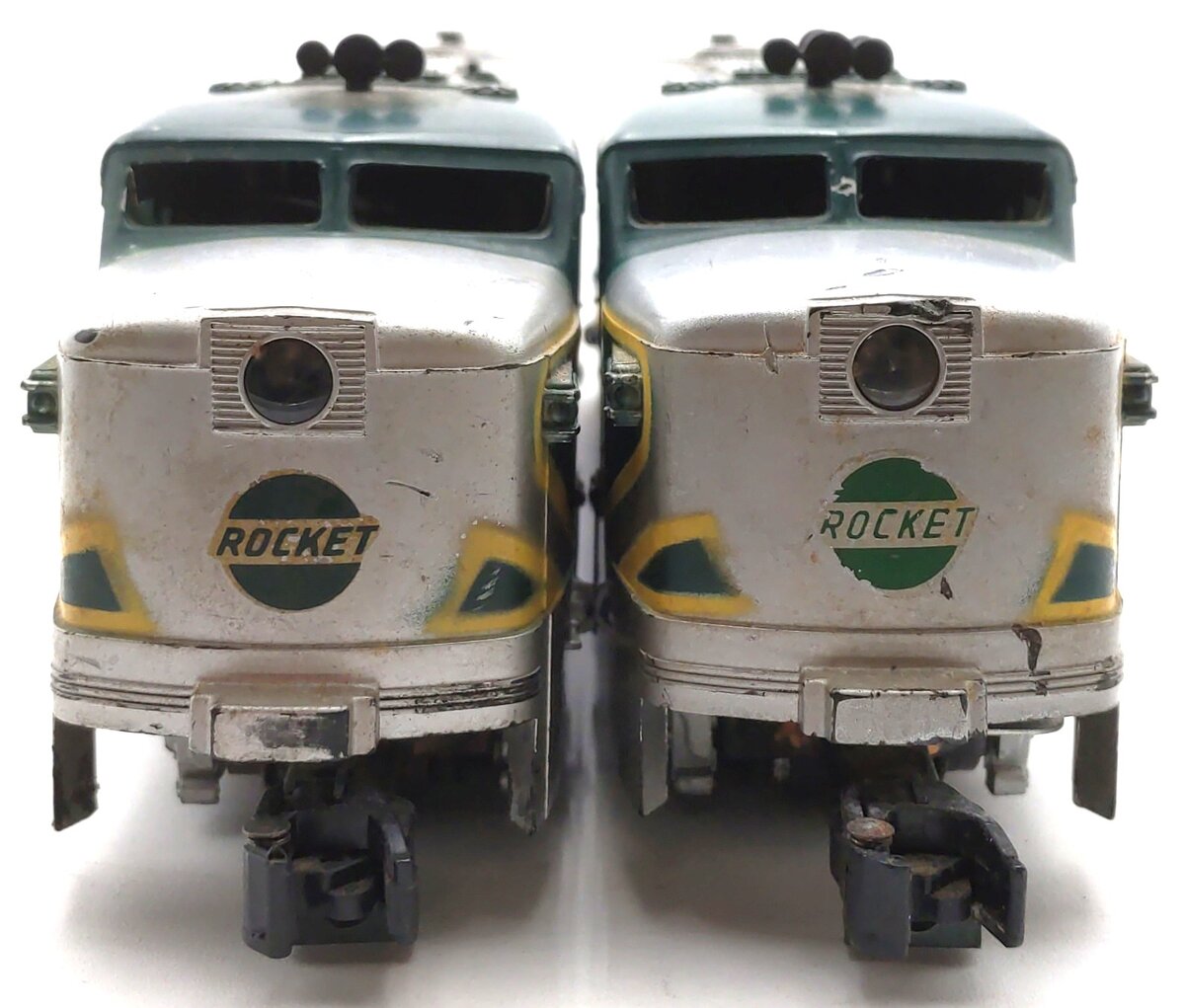 American Flyer 4745 Vintage S Rocket PA-1 AA Diesel Locomotive Set - Painted VG
