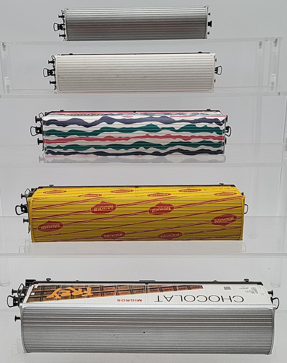 Roco HO Scale SBB Boxcar Assortment: 291033, 46399, 291035, 46593, 4340K [5] EX/Box