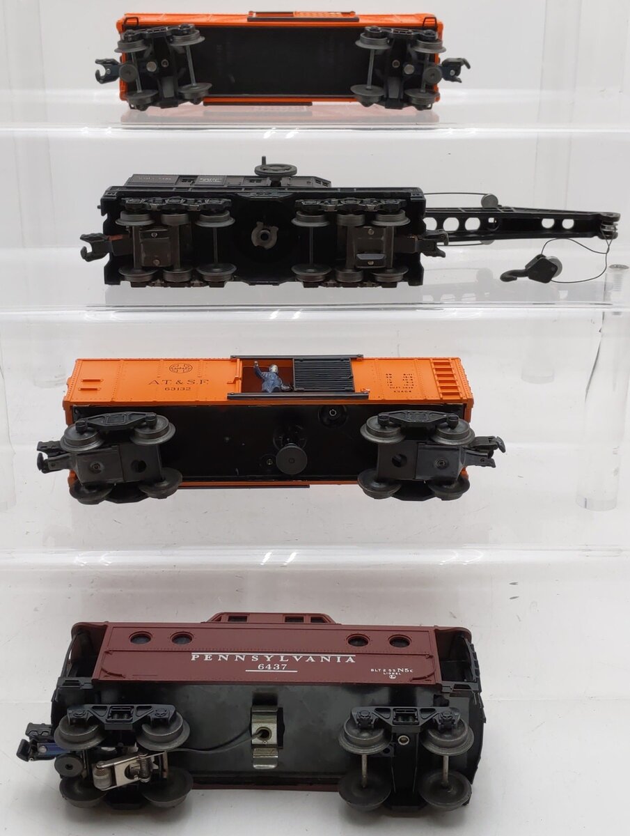 Lionel Vintage O Gauge Freight Cars #2460,6646,6437,63132 [4] VG