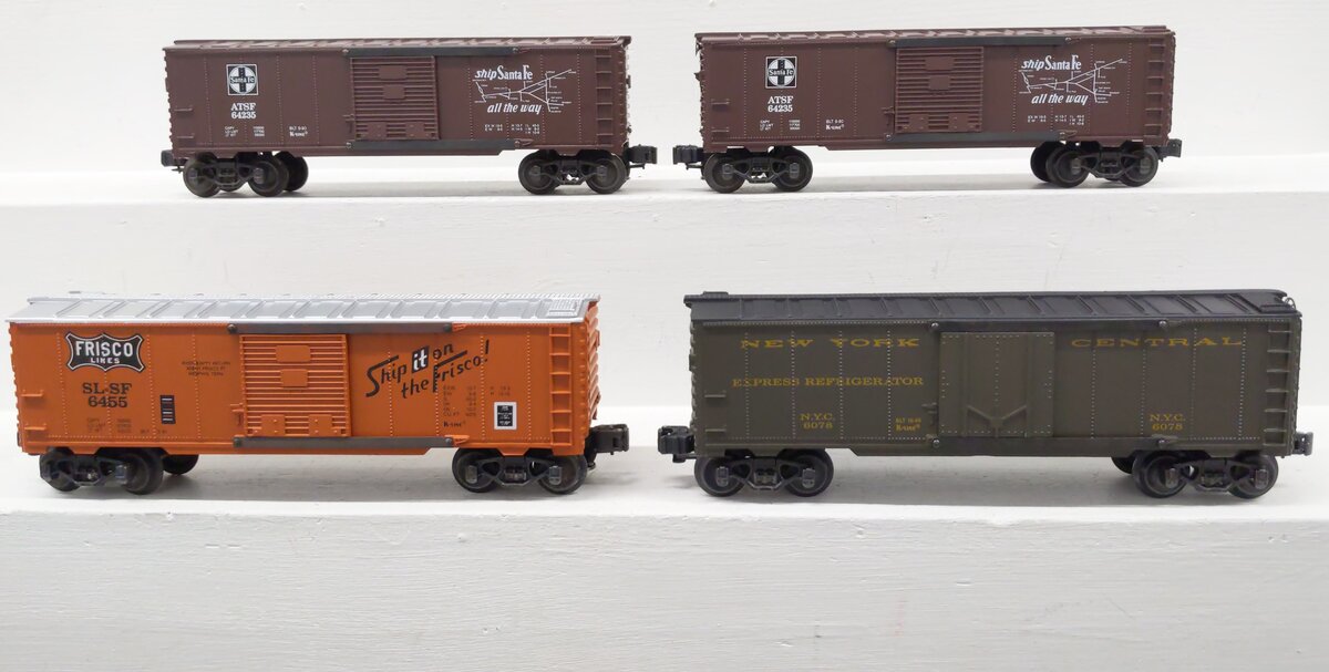 K-Line O Assorted Box Cars K70-7507, K-6455, K-64235 [4] EX/Box