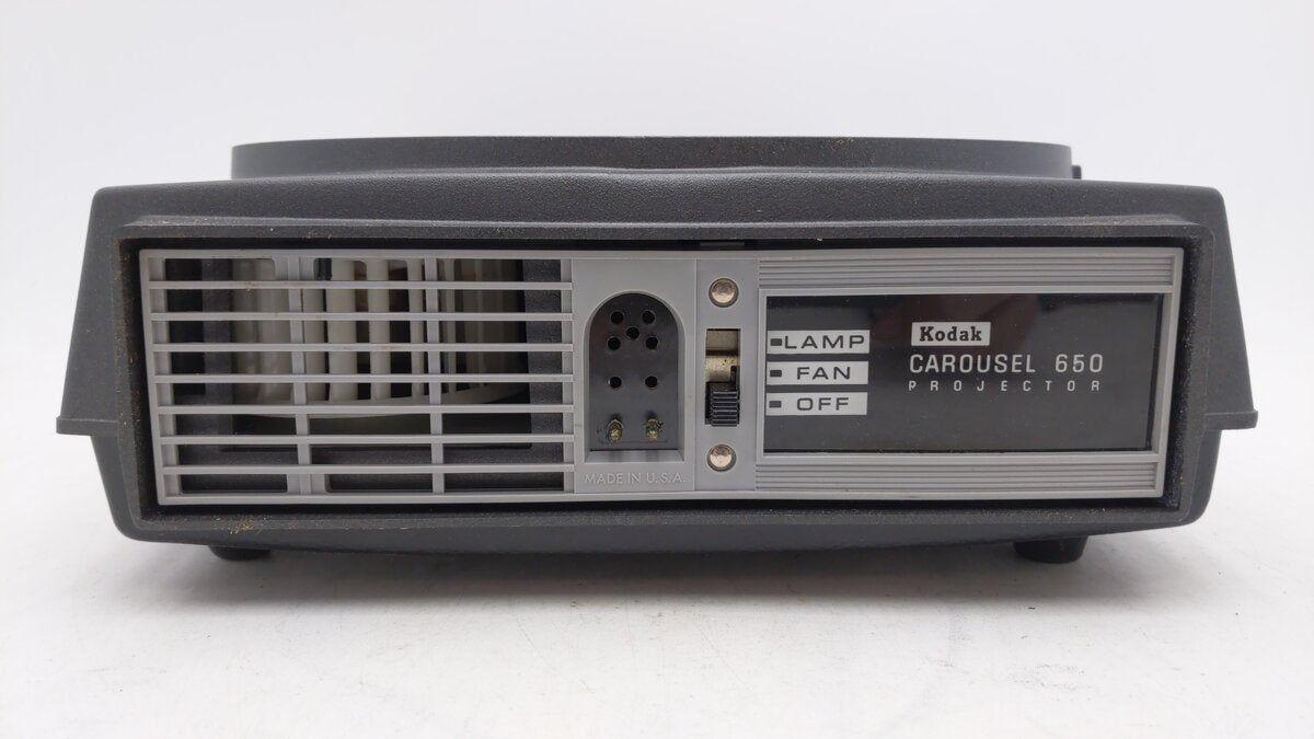 Kodak 650 35mm Carousel Slide Projector w/ Ektanar Lens EX/Box