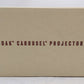Kodak 650 35mm Carousel Slide Projector w/ Ektanar Lens EX/Box