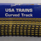 USA Trains R81700 G 10' Diameter Curved Track- Solid Brass Rail (Pack of 12) VG/Box