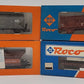Roco HO Scale Freight Car Assortment: 46391, 46250, 46362, 44314C [4] EX/Box