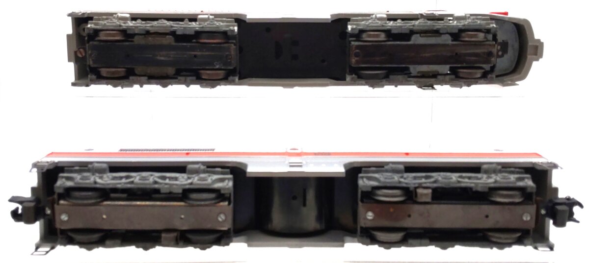 American Flyer Vintage S Gauge Western Pacific Diesel Locomotives w/Repro Shells VG