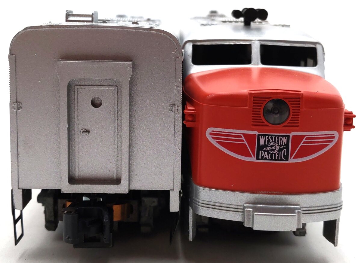 American Flyer Vintage S Gauge Western Pacific Diesel Locomotives w/Repro Shells VG