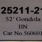 Trainworx Inc 25211-21 N Burlington Northern 52' 6" Corrugated Gondola RTR #3
