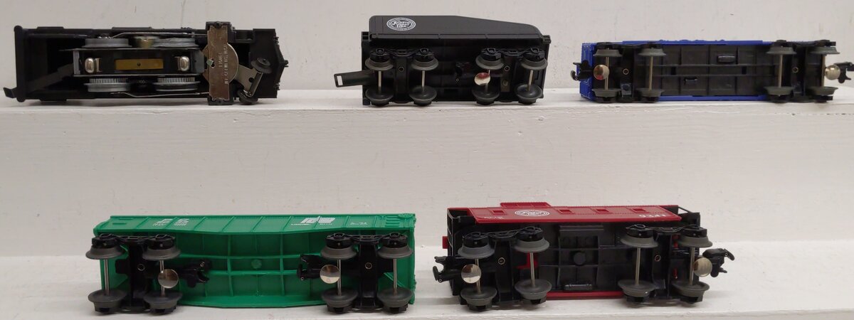Lionel 9-1687 O/O27 Freight Flyer 6 Unit Electric Train Steam Loco Set EX/Box