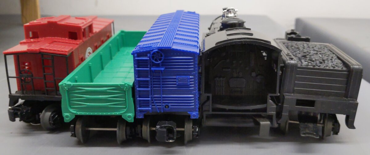Lionel 9-1687 O/O27 Freight Flyer 6 Unit Electric Train Steam Loco Set EX/Box