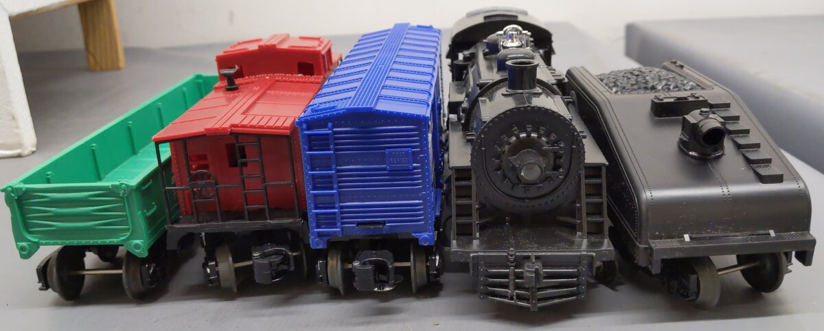 Lionel 9-1687 O/O27 Freight Flyer 6 Unit Electric Train Steam Loco Set EX/Box