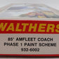 Walthers 932-6002 HO Amtrak 85' Amfleet Coach (Phase 1 Paint Scheme) MT/Box