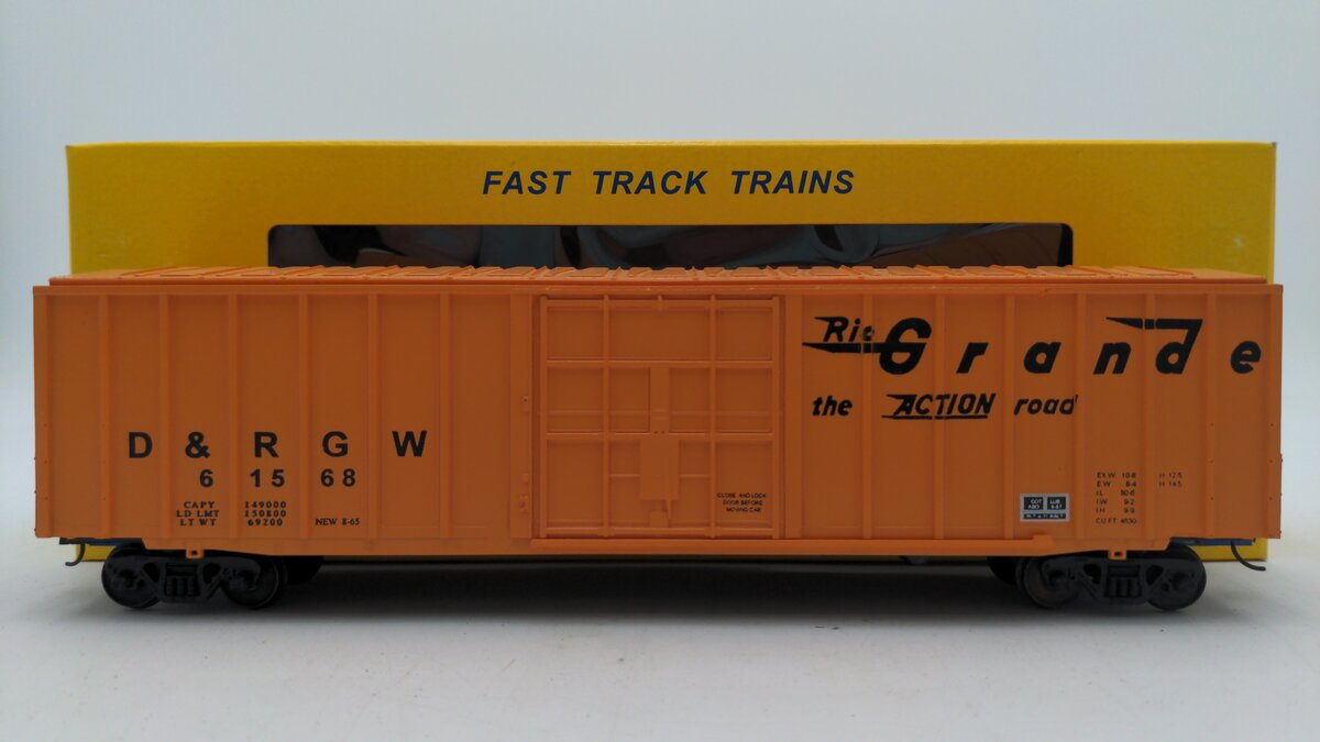 American Models 1509 1509 50' D&RGW Box Car (Hi-Rail) EX/Box